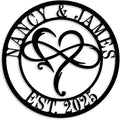 Personalized Infinity Heart Sign by ENFODREAM