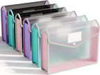 ABC life 6 Pack File Folder, Large Capacity Folders by ABClife