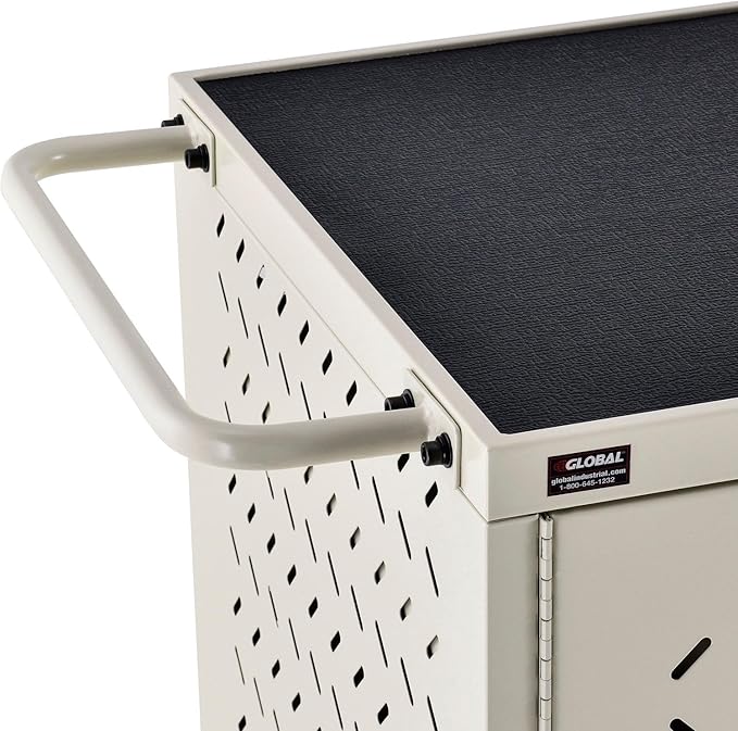 Global Industrial Mobile Storage & Charging Cart, 24 Laptop & Chromebook Device - Image 5