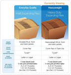 Globe-Weis PFXR217MHD /Pendaflex Heavy-Duty Expanding File, Open Top, 12 Pockets - Image 7
