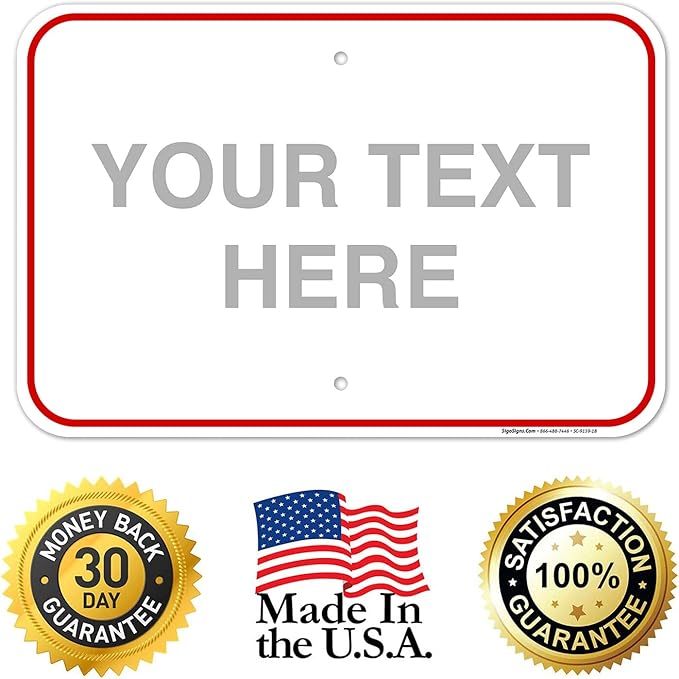 Custom Sign, Personalized Metal Signs, Customize - Image 8