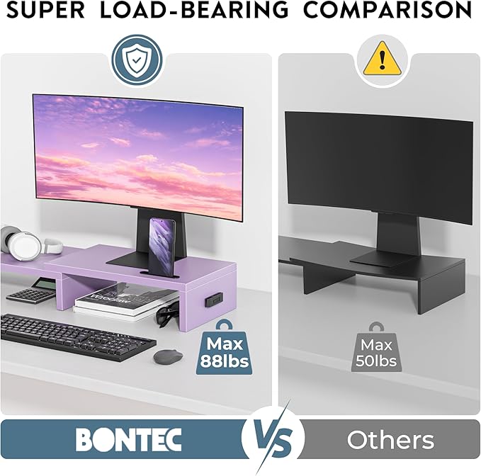 BONTEC Dual Monitor Stand Riser - Image 6
