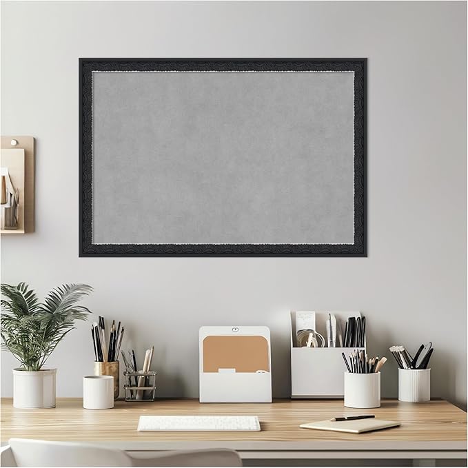 Amanti Art Black Framed Magnetic Board 18x26 Medium Vision Board - Image 7