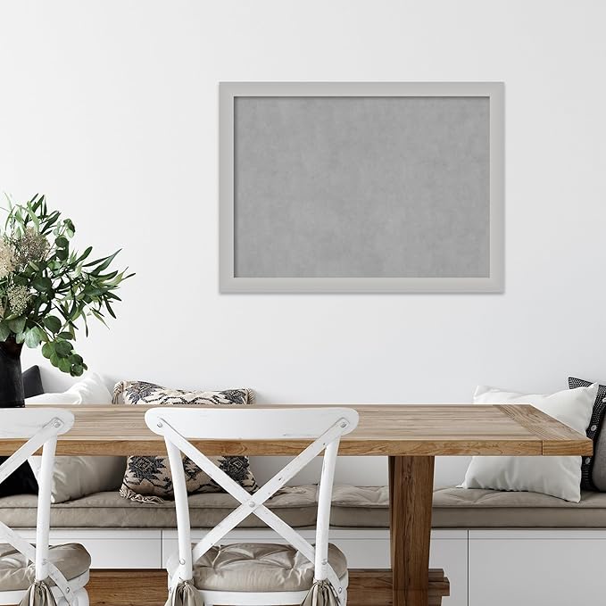 Amanti Art Silver Framed Magnetic Board 23x31 Medium Vision Board - Image 5
