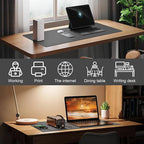DAWNTREES Desk Mat Protector, PU Leather Desk Pad, Non Slip, Large Mouse Pad - Image 3