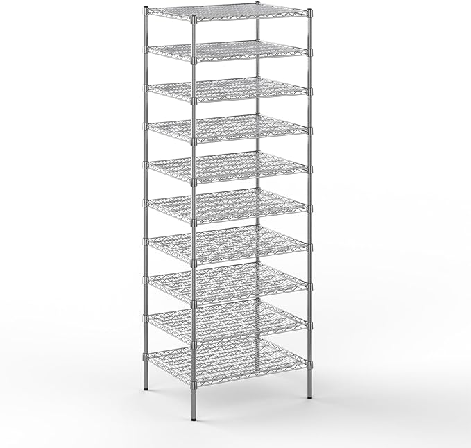 Regal Altair 24" Deep x 30" Wide x 86" Height Wire Shelving Kit | 10-Tier | NSF by Regal+Altair