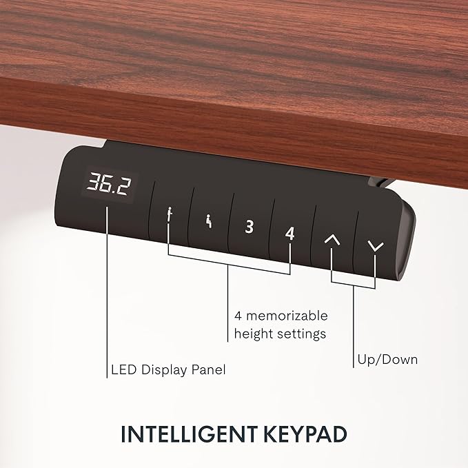 FLEXISPOT E6 3-Stage Dual Motor Electric Standing Desk 55 x 28 Sit Stand Up Desk - Image 4