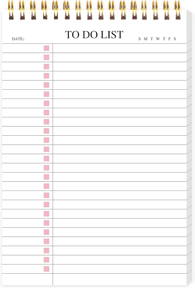 To Do List Notepad, Undated Daily Planner Notepad by KAICNPAPER