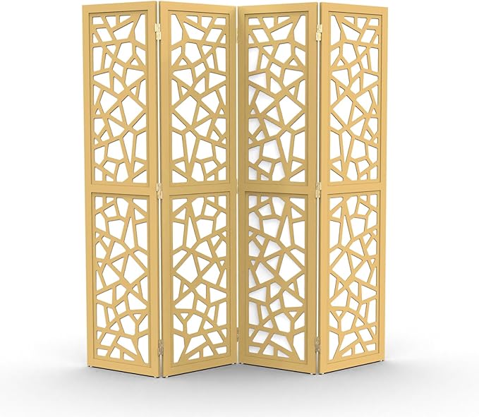 VINGLI 70'' H Room Divider, Non-Woven Fabric Privacy Screen, Indoor Partition by VINGLI