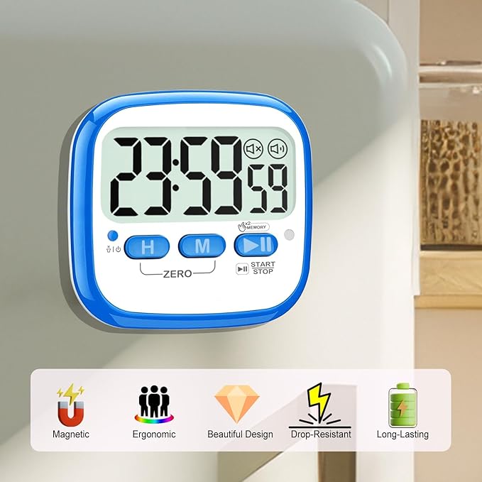 AyayaBoss 2-Pack Magnetic Kitchen Timers - Image 3