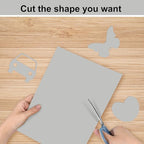 OcePor 50 Sheets Grey Cardstock Paper, Colored Printer Paper 8.5 x 11, Card - Image 4