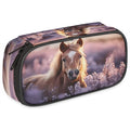 Pardick Pencil Case，Horse 3D Big Capacity Pencil Pouch Coin Pouch Stationery by Pardick