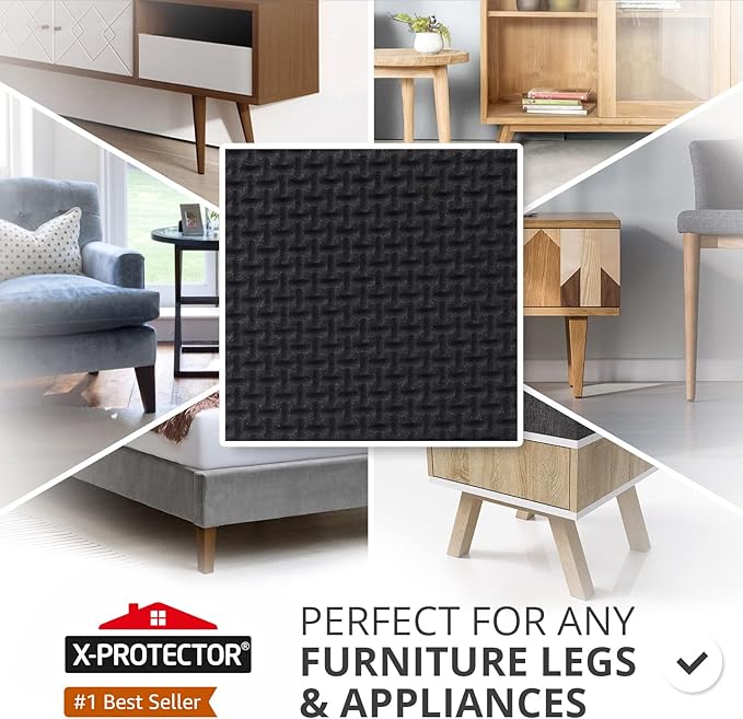Non Slip Furniture Pads 8 pcs 1 1/4" X-Protector - Image 2