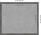 Amanti Art Grey Framed Magnetic Board 43x51 Oversize Vision Board - Image 4