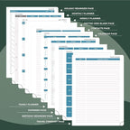 IN-LUXPRO Planner 2026 Daily Weekly and Monthly, 12 Months Spiral Bound - Image 5
