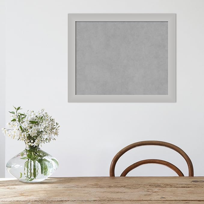 Amanti Art Silver Framed Magnetic Board 19x23 Small Vision Board - Image 5