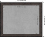 Amanti Art Black Framed Magnetic Board 19x23 Small Vision Board - Image 4