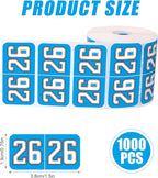 1000pcs 2026 Year Stickers, 3/4x1-1/2 Inch 26 Year Colored Self-Adhesive - Image 2