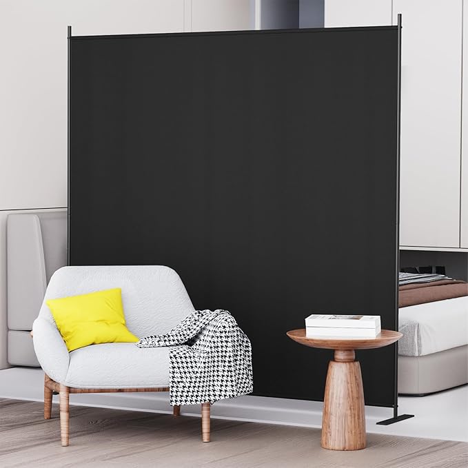 C-Hopetree 1 Panel Room Divider, 6 Ft Tall Indoor Folding Privacy Screen by C-Hopetree