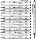 Vebermo 15 Pack Motivational Pen Set by Vebermo