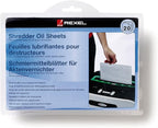 Rexel Shredder Oil Sheets, A5 Size, Shredder Maintenance by Rexel