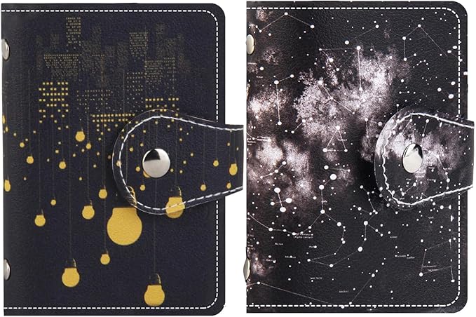 PRIVILLA 2 Pcs Credit Card Holder and business card holder，Sd Card Holder Each by PRIVILLA