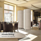Cocosica 4 Panel Room Divider, 6Ft Folding Privacy Screen, Tall - Image 6