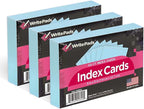 KAISA Colored Index Card Heavyweight Flashcards, Blank on Back Index Cards by KAISA