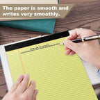 AILZFEI 12 Pack Yellow Legal Pads 8.5 x 11.75 College Ruled Yellow Note Pad - Image 4