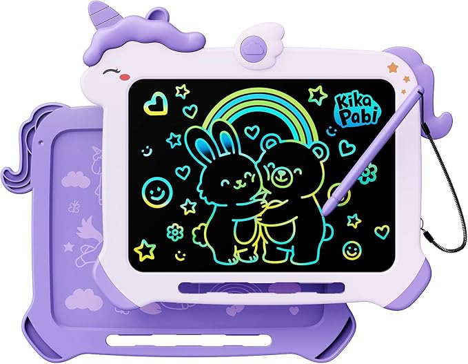Kikapabi LCD Writing Tablet for Kids, Unicorn Toys Gifts for 3 4 5 6 7 Year Old by KIKAPABIToys