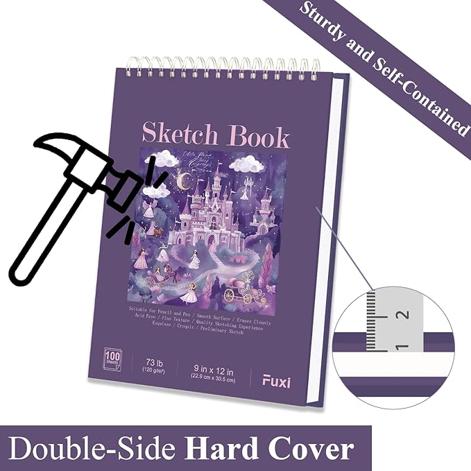 Purple Sketch Book for Women - Image 4