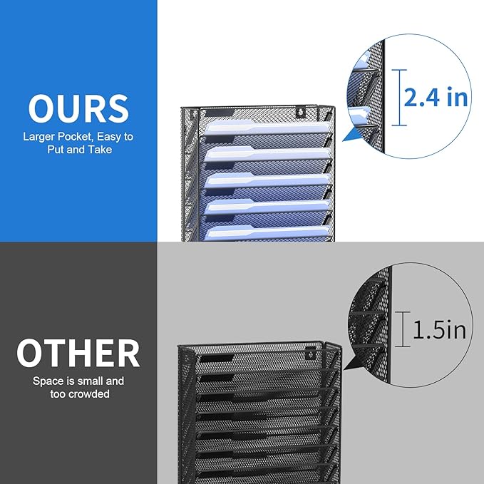 OUTWOLF 15 Tier Wall File Organizer - Image 5