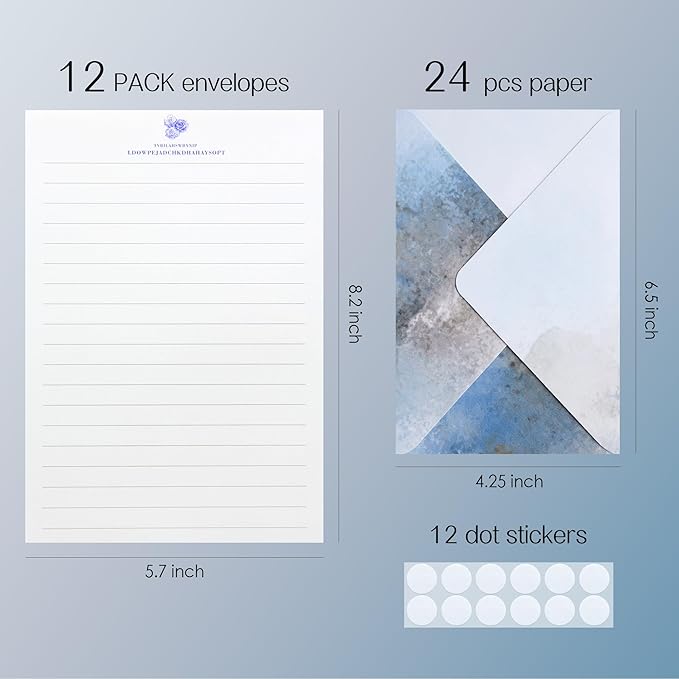 Tuhangcc Stationary Paper Set Minimalism - Image 4