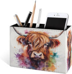 Famame Cute Cow Highland Pencil Holder - Image 2