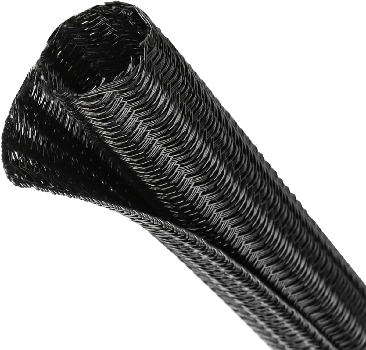 Split Wire Loom Tubing, Cable Protector Sleeve, Braided Cable Management
