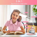 Sailstar Pink Desk Lamp, Small Desk Lamp - Image 2