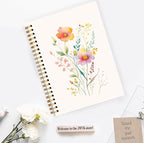 JWVK Vintage Wild Flower Botanical Plant Notebook 01, Rustic Spring Floral - Image 3