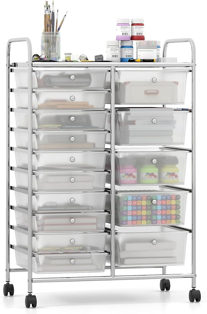 Giantex 15 Drawer Rolling Cart by Giantex