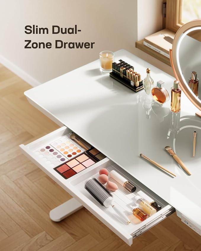 Marsail Glass Standing Desk - Image 6