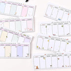 Weekly Organizer Long Strip Planner Notebook Pads Random Patterns - Image 5