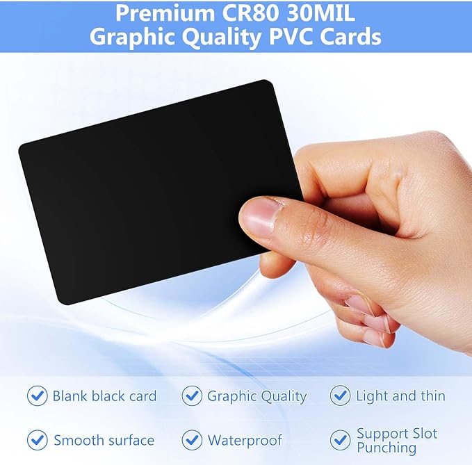 100 Pack - Premium Blank PVC Cards - Image 5