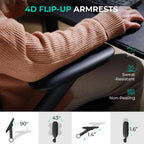 capot ergonomic mesh office chair, adjustable lumbar high, package contents