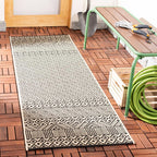 safavieh courtyard outdoor runner rug 2'3"x6'7", beige &, main product view