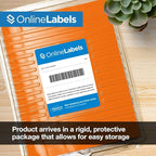 Neon Orange Address Labels - Image 5