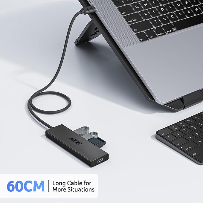 Acer USB C Hub 4 Ports, USBC Splitter - Image 6