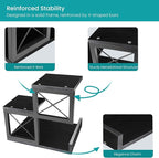 ELITEROO Wood Desktop Shelf, 3 Tier Desk Shelves Small Bookshelf Organizer - Image 5