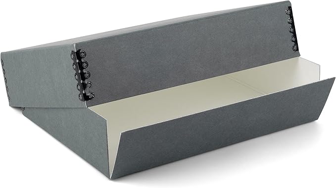 Lineco Museum Archival Storage Box, 17.75x22.75x3 in. Drop Front Design. by Lineco