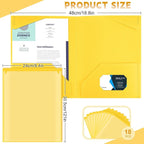 Henoyso 18 Pcs Plastic Folders - Image 2