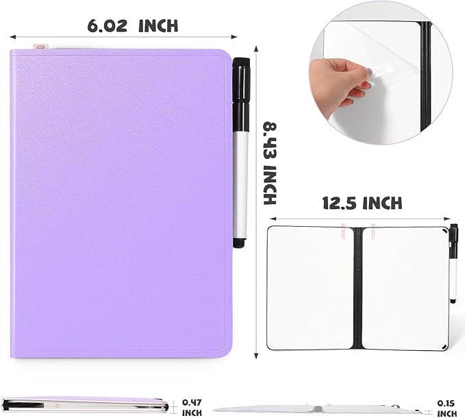 AGM Portable White Board Dry Erase, Double Sided Folding Whiteboards - Image 3