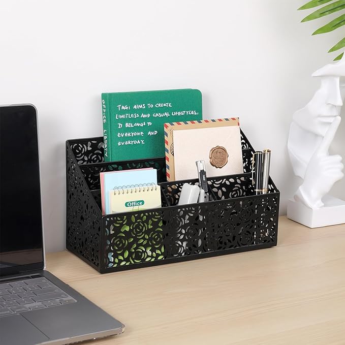 DINGTAI Mail Organizer Countertop, Modern Mail Holder Countertop, Desk - Image 4